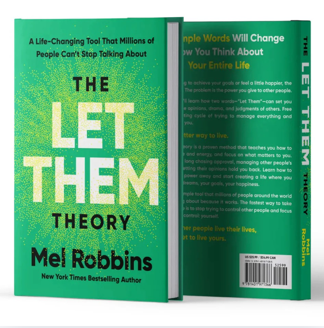 The Let Them Theory By Mel Robbins, Paperback Book