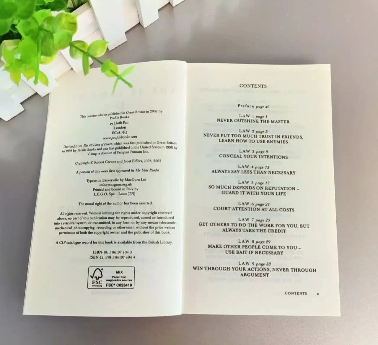 The Concise 48 Laws of Power English Book By Robert Greene Political Leadership Political Philosophy Motivation Books for Adult